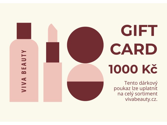 Dárkový poukaz na nákup v hodnotě 1000 Kč