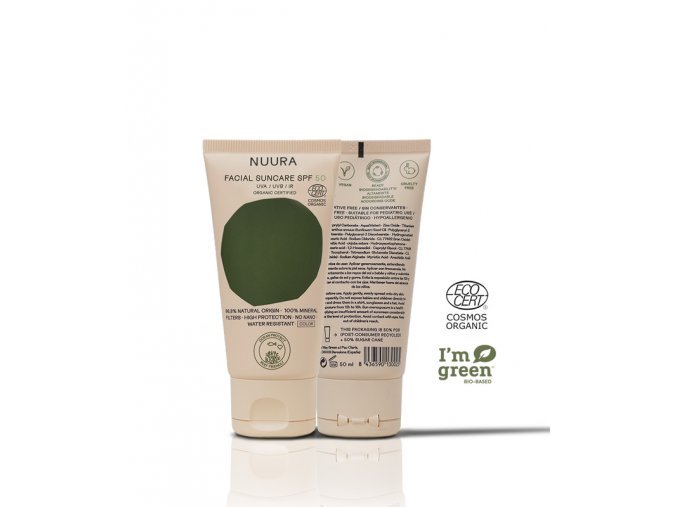 NUURA ORGANICOS crema facial COLOR ok