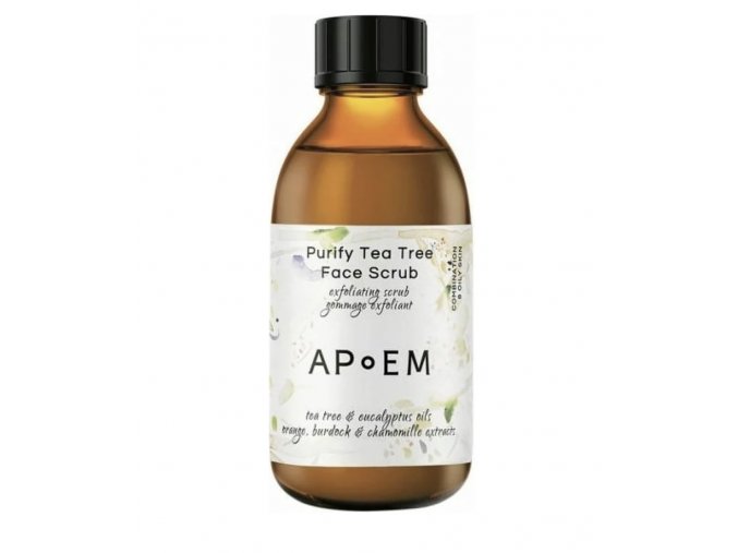 APoEM Purify jemný peeling s tea tree pro mastnou a smíšenou pleť 150 ml