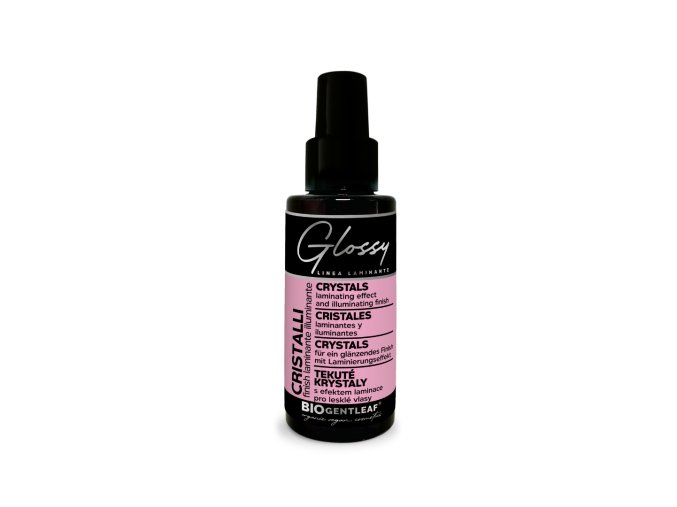 Bio Gentleaf Glossy tekuté krystaly na vlasy s efektem laminace 50 ml (pro zničené, odbarvené či barvené vlasy)