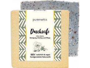 puremetics olive poppy seed exfoliating shower soap 100 g 1352437 en
