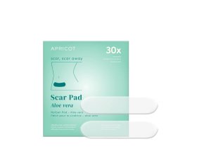 Apricot náplasti (lékařský silikon) na jizvy s aloe vera na 30 použití