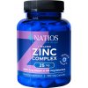 Natios Zinc Chelated Complex, Zinek, selen a měď, 25 mg, 100 veganských kapslí