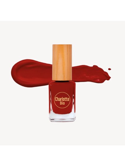 Charlotte Bio vegan lak na nehty Rouge Bordeaux