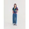Bobo Choses džíny Striped Wide-Leg Denim Pants dámské