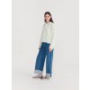 Bobo Choses džíny Striped Wide-Leg Denim Pants dámské