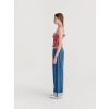 Bobo Choses džíny Striped Wide-Leg Denim Pants dámské