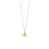 No More accessories Paris Heartbeat Mini Bubble Necklace Gold.jpg
