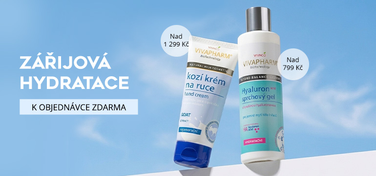 Zářijové dárky – hydratace zdarma