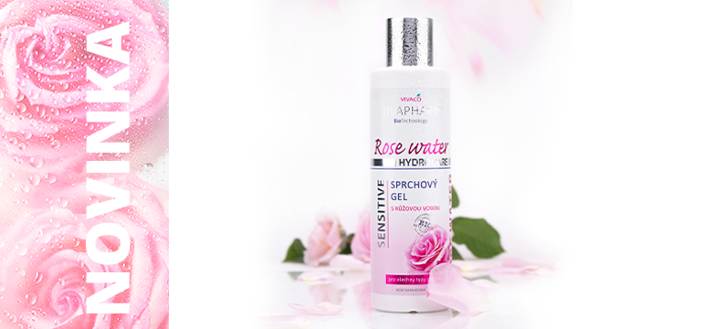 NOVINKA - Přírodní sprchový gel Rose Water