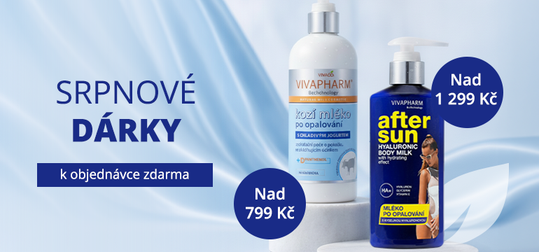 Srpnové dárky - péče po opalování zdarma