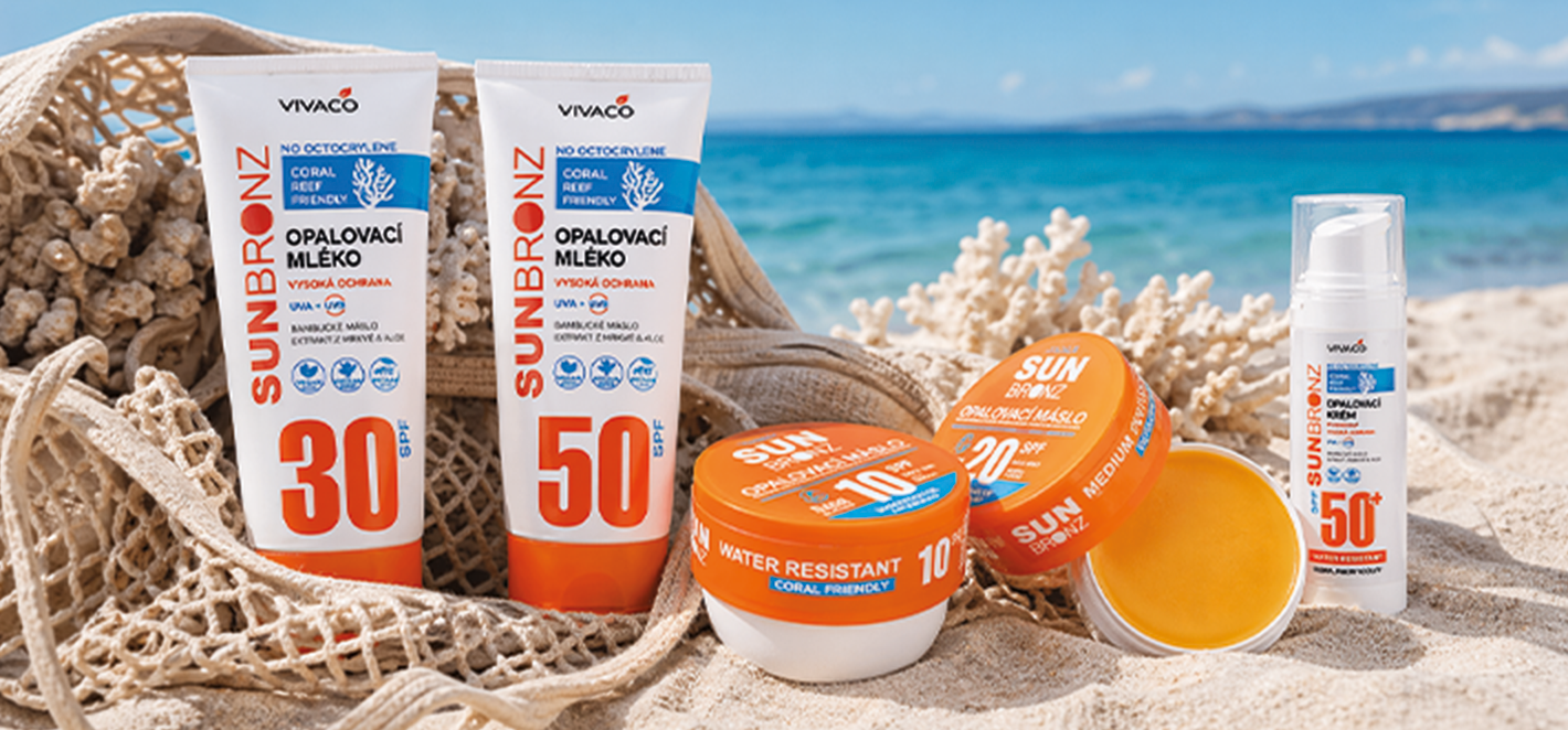 Coral Friendly opalovací kosmetika VIVACO