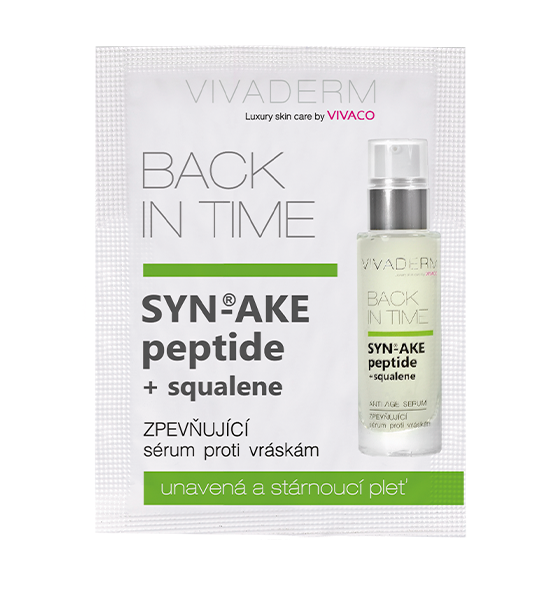 Vivaco Zpevňující pleťové sérum SYN-AKE peptide +squalene BACK IN TIME - vzorek 4 ml
