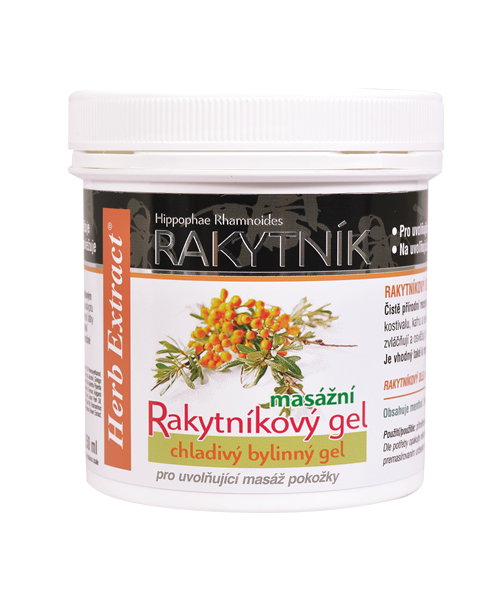 Masážní gel s rakytníkovým olejem 250 ml
