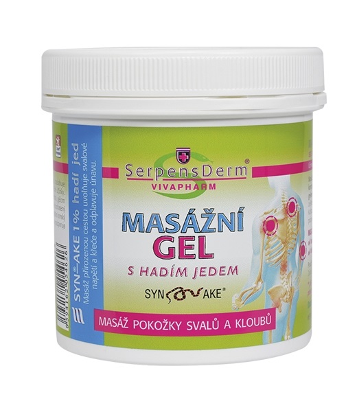 Masážní gel s hadím jedem 250 ml