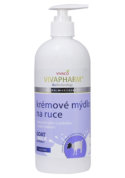 Mýdlo na ruce s kozím mlékem 400 ml