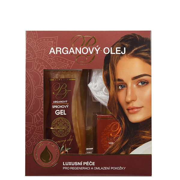 Dárková kazeta kosmetiky s arganovým olejem