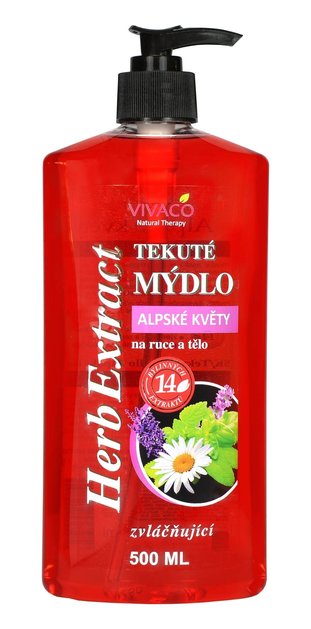 Tekuté mýdlo Alpské květy 500 ml