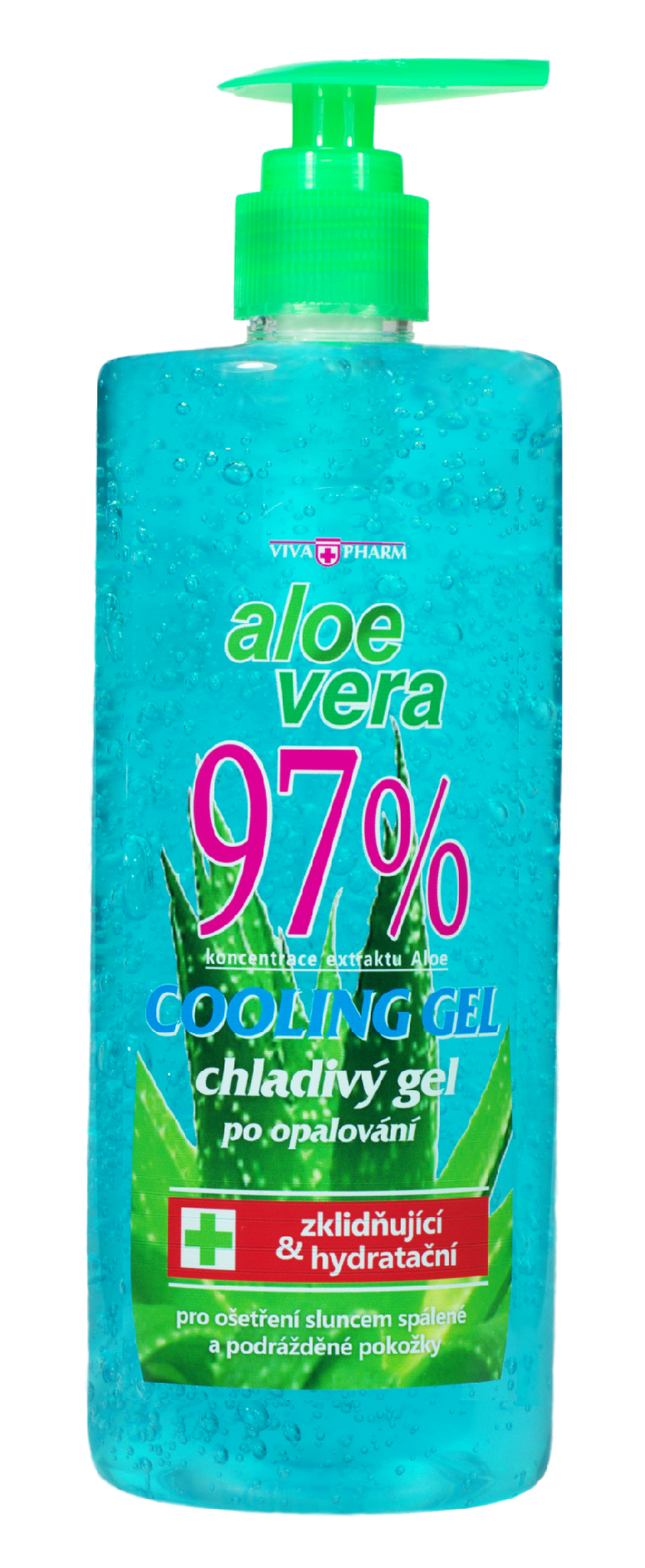 Zklidňující gel s Aloe vera 97% 500 ml
