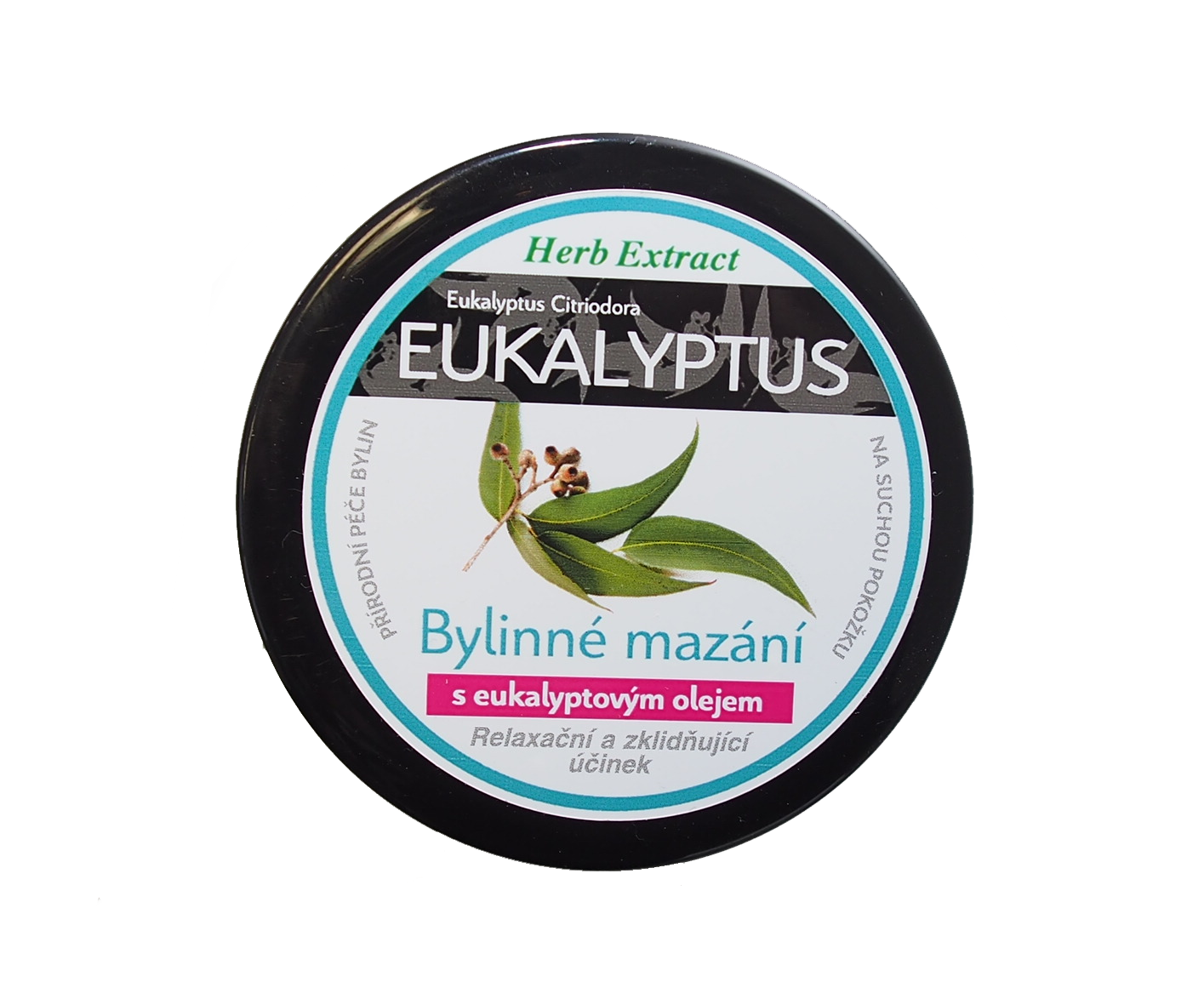 Bylinné mazání s eukalyptovým olejem 100 ml