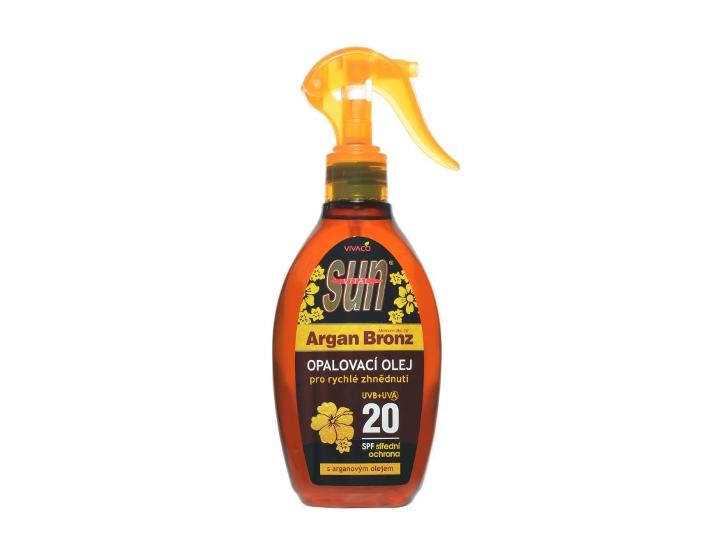 Vivaco Opalovací olej s BIO arganovým olejem SPF 20 SUN VITAL 200 ml