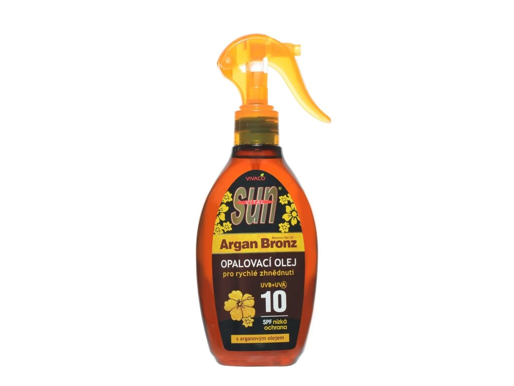 Vivaco Opalovací olej s BIO arganovým olejem SPF 10 SUN VITAL 200 ml