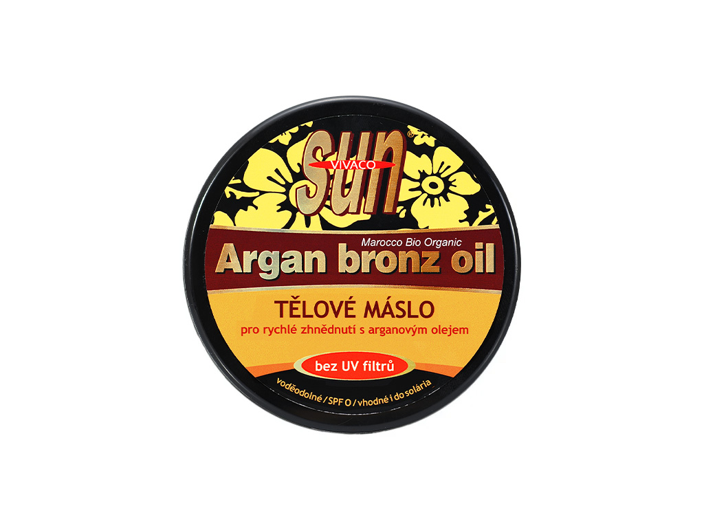 Vivaco Opalovací máslo s BIO arganovým olejem SPF 0 SUN VITAL 200 ml