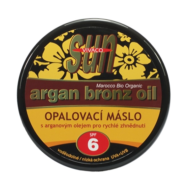 VIVACO Sun Opalovací máslo s arganovým olejem pro rychlé zhnědnutí SPF 6 200 ml koupíte na Vivaco.cz