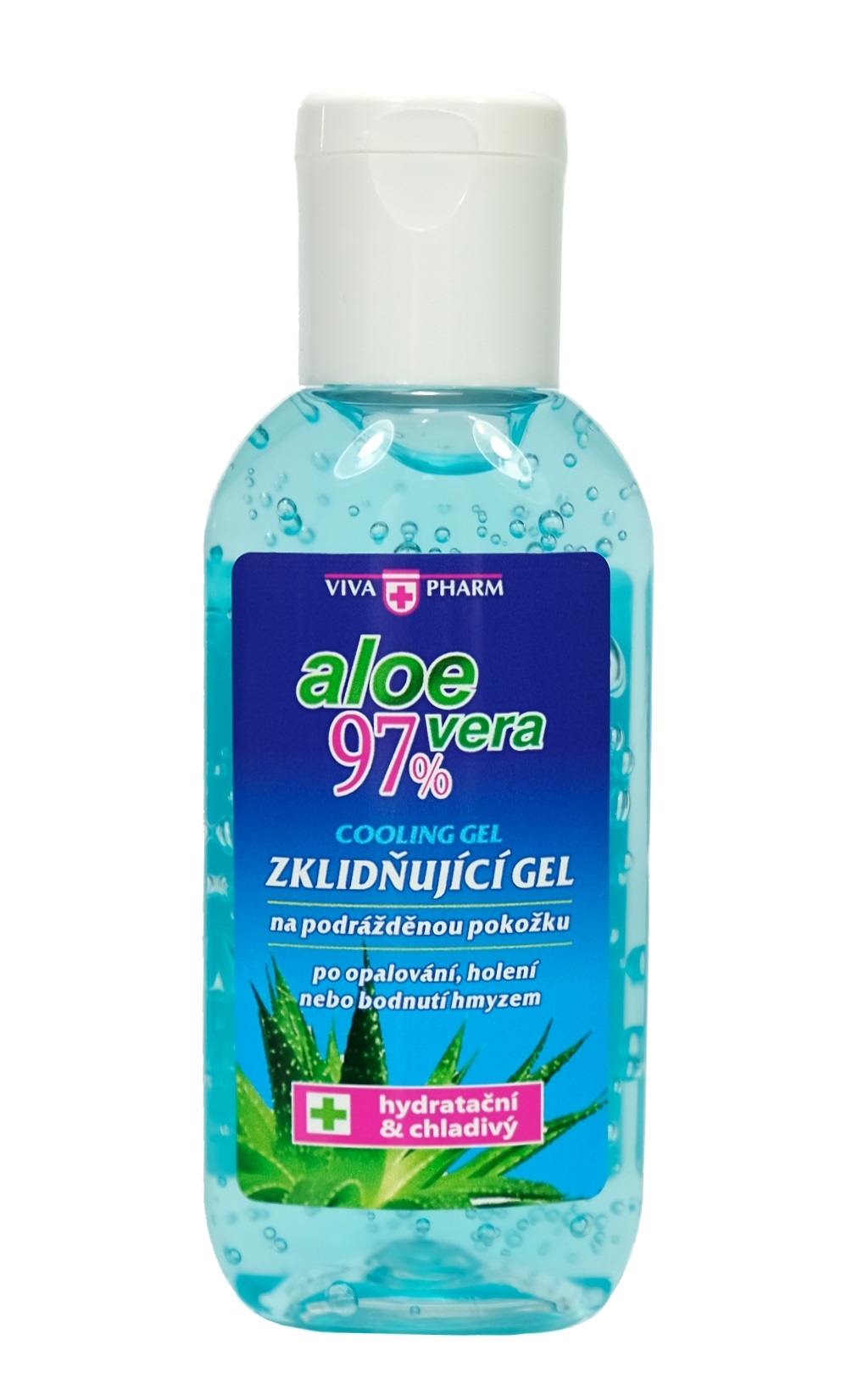 Zklidňující gel s Aloe vera 97 % 50 ml