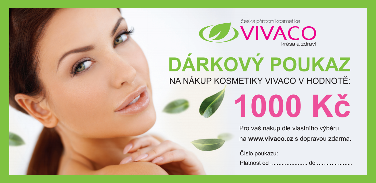Dárkový poukaz v hodnotě 1000 Kč 1 ks