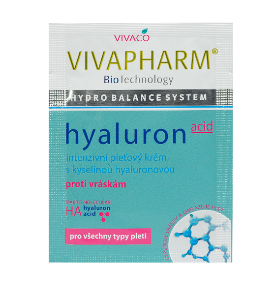 Vivaco Pleťový krém s kyselinou hyaluronovou VIVAPHARM - vzorek 4 ml