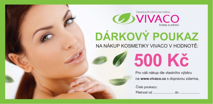 Dárkový poukaz v hodnotě 500 Kč 1 ks