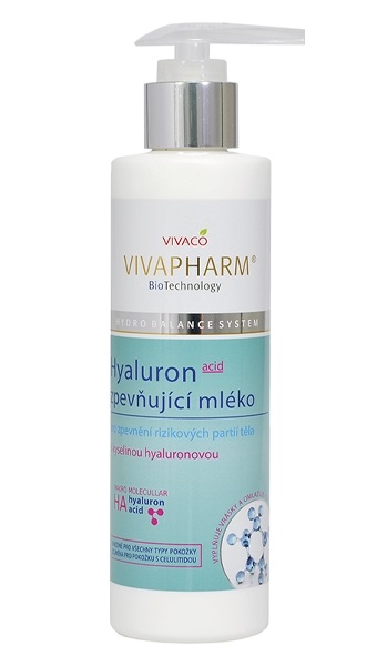 Zpevňující tělové mléko s kyselinou hyaluronovou 200 ml