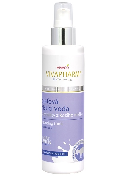 Čistící pleťová voda s kozím mlékem 200 ml
