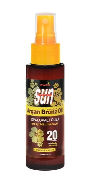 VIVACO Sun Vital Opalovací olej s arganovým olejem SPF 20 100 ml koupíte na Vivaco.cz