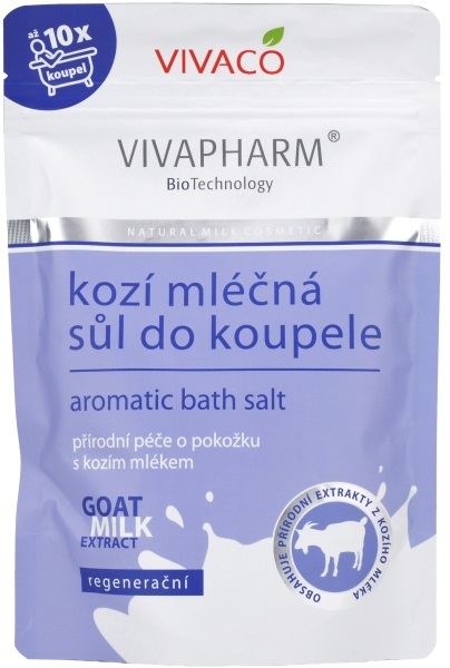 Sůl do koupele s kozím mlékem 300 ml