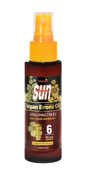 Opalovací olej s BIO arganovým olejem 6 100 ml