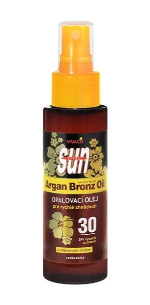 Opalovací olej s BIO arganovým olejem 30 100 ml