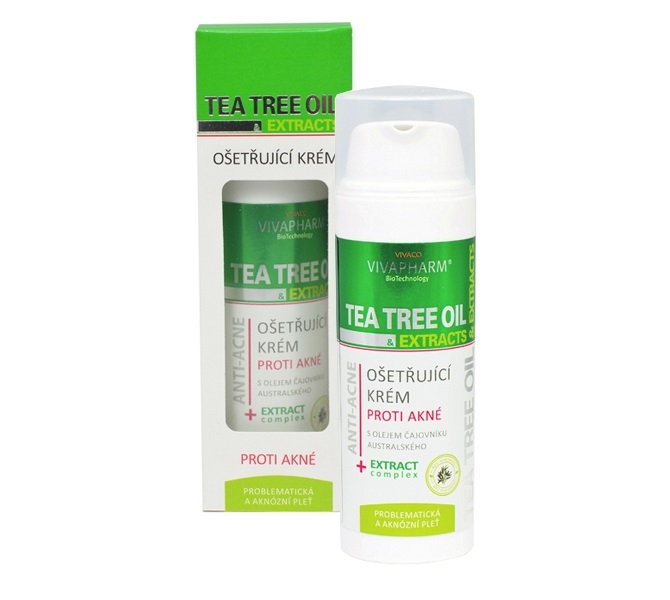 Pleťový ošetřující krém s Tea Tree Oil 50 ml