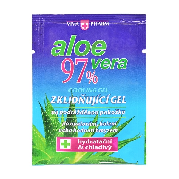 Vivaco Zklidňující gel s Aloe vera 97 % VIVAPHARM - vzorek 4 ml
