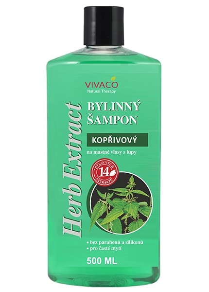 Bylinný šampon Kopřiva 500 ml