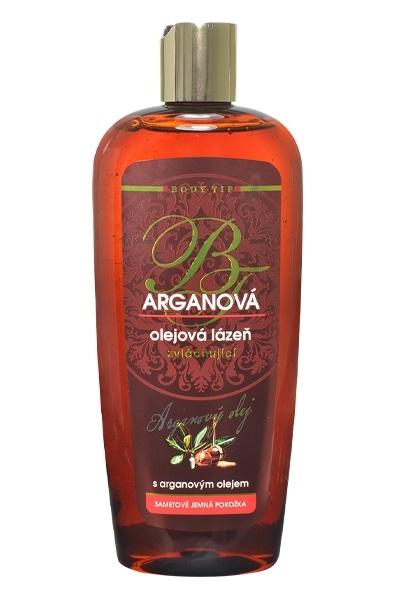 Olejová lázeň do koupele s BIO arganovým olejem 400 ml