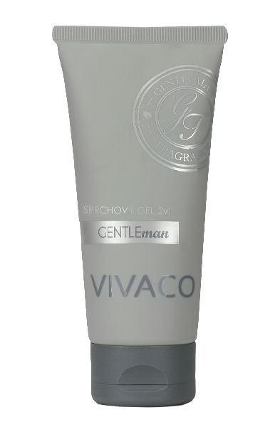 Vivaco Sprchový gel 2v1 pro muže GENTLEMAN SILVER 200 ml