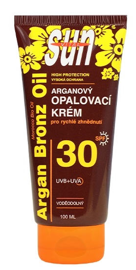 Opalovací krém s BIO arganovým olejem 30 100 ml