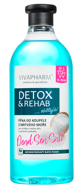 Vivaco Pěna do koupele z mrtvého moře DETOX a REHAB 750 ml