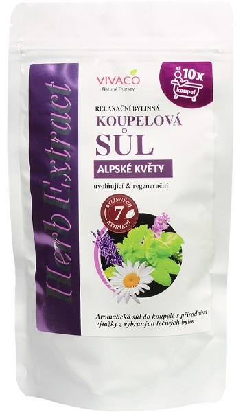 Sůl do koupele Alpské květy 300 g 300 g
