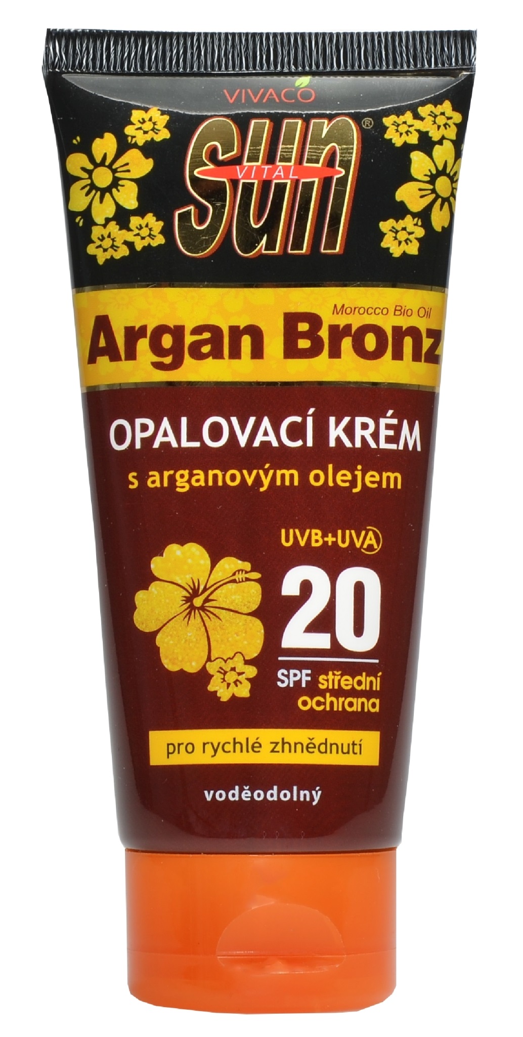 Opalovací krém s BIO arganovým olejem 20 200 ml