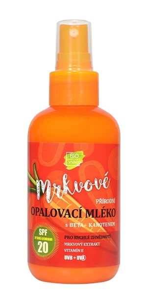 Opalovací mléko s mrkvovým extraktem 20 150 ml koupíte na Vivaco.cz