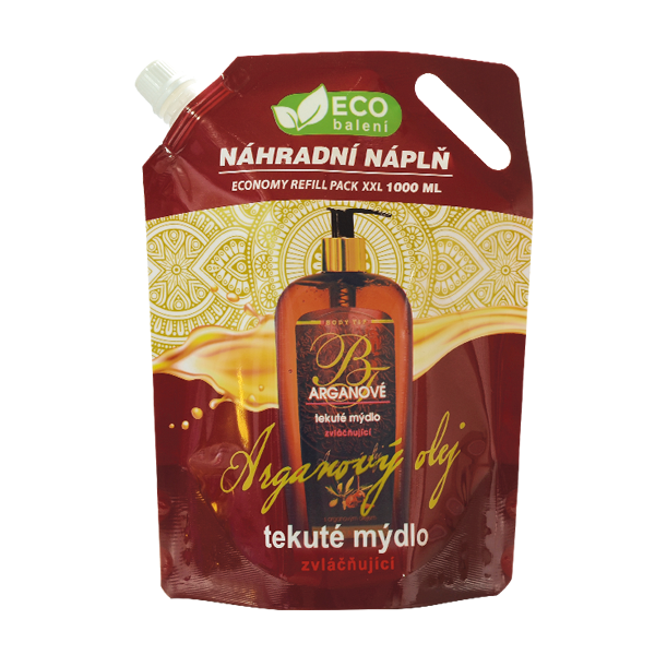 Vivaco Tekuté mýdlo s arganovým olejem ECO BODY TIP 1 L 1000 ml