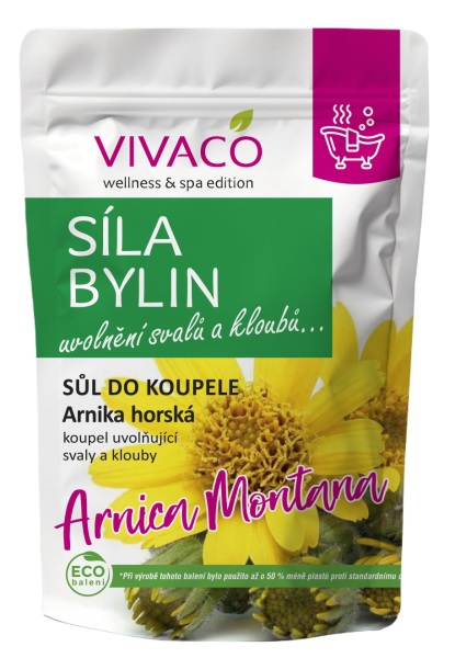 Sůl do koupele Arnika horská 1000 g